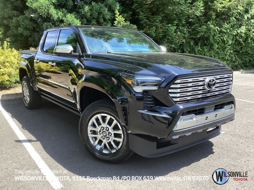 Black 2025 Toyota Tacoma Pickup Truck Four-Wheel Drive 8-Speed Automatic