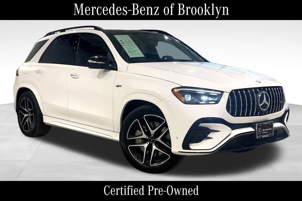 Polar White 2026 Mercedes-Benz GLE AMG GLE 53 4MATIC+ SUV / Crossover All-Wheel Drive 9-Speed Automatic