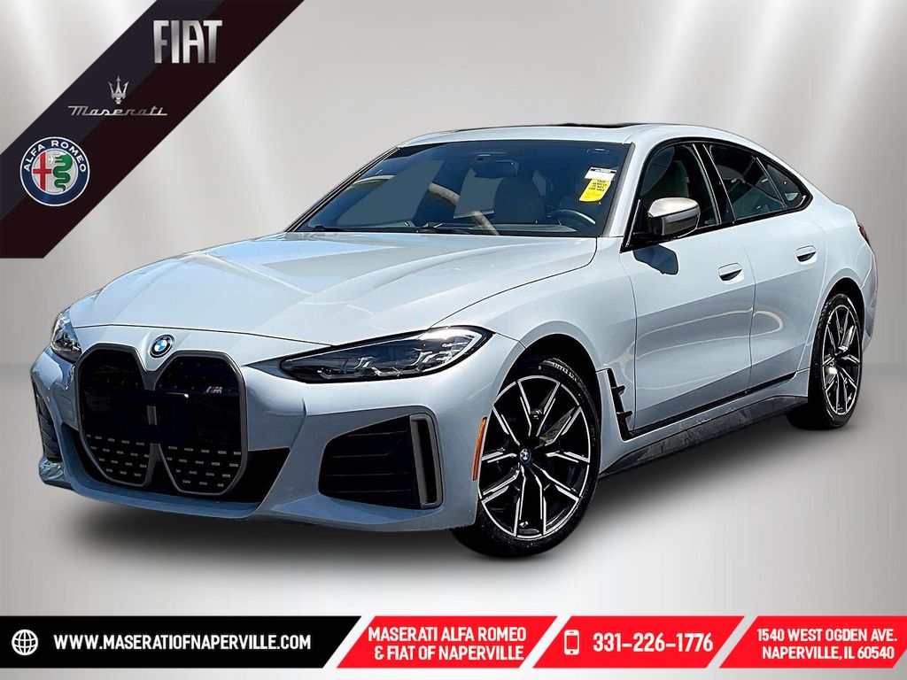 Brooklyn Gray Metallic 2023 BMW i4 Sedan All-Wheel Drive Automatic
