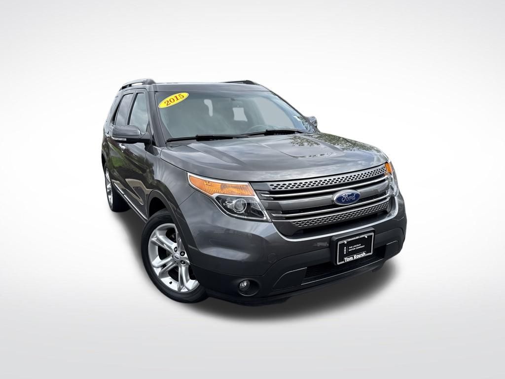 Gray (Magnetic Metallic) 2015 Ford Explorer Limited 4WD SUV / Crossover All-Wheel Drive 6-Speed Automatic