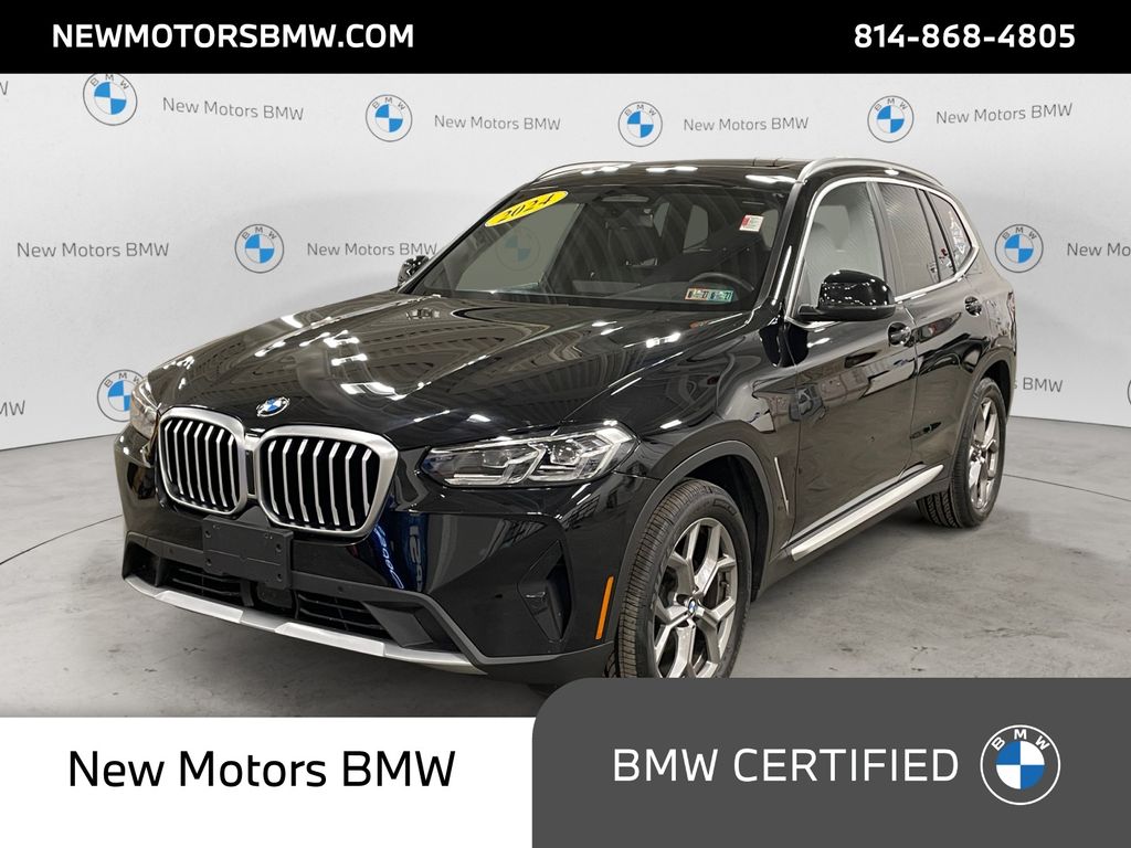 Jet Black 2024 BMW X3 SUV / Crossover All-Wheel Drive 8-Speed Automatic