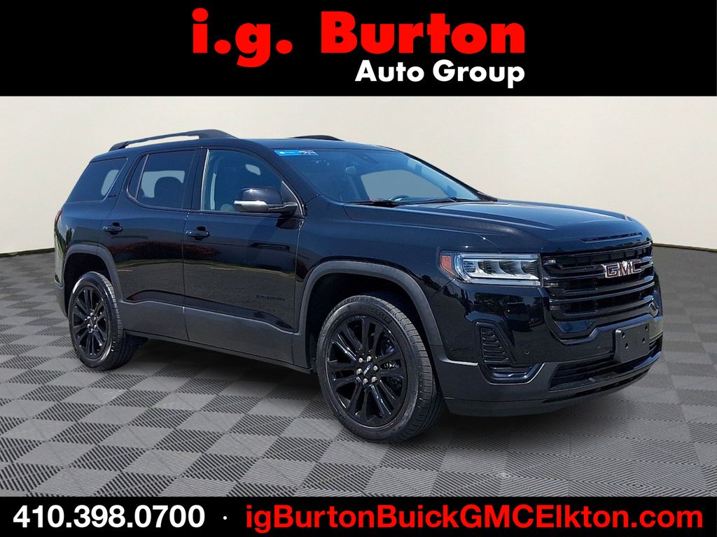 Black (Ebony Twilight Metallic) 2023 GMC Acadia SLE AWD SUV / Crossover Four-Wheel Drive 9-Speed Automatic