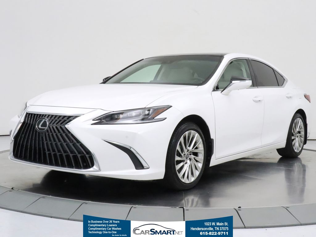Eminent White Pearl 2023 Lexus ES Sedan Front-Wheel Drive 8-Speed Automatic