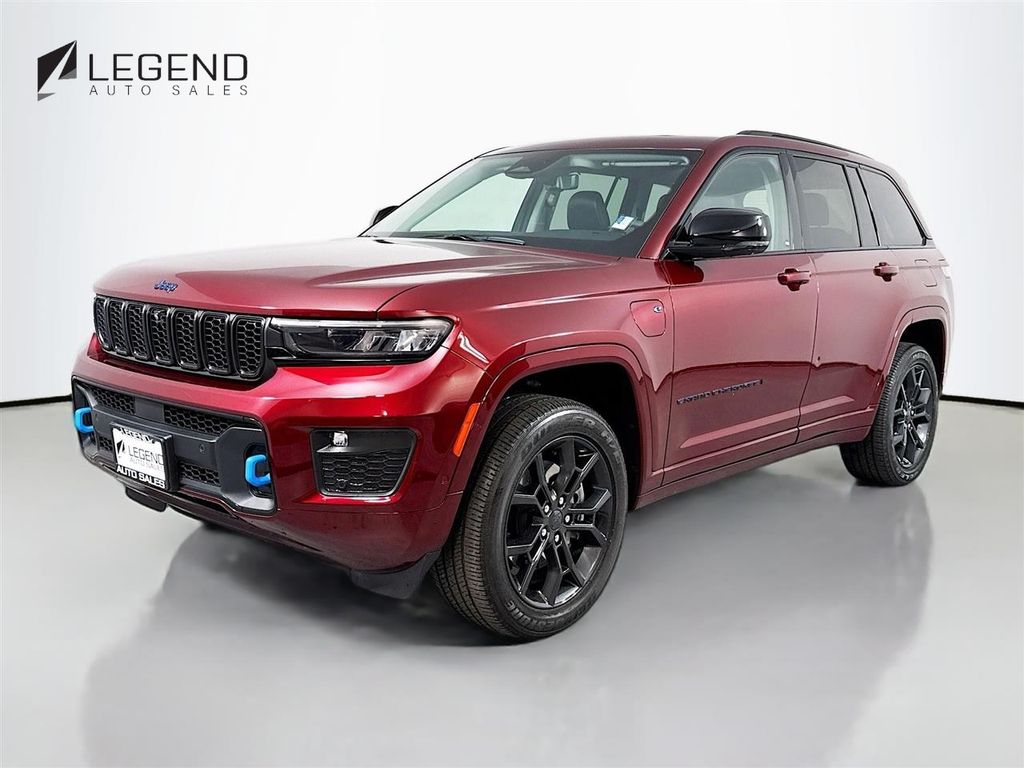 Velvet Red Pearlcoat 2023 Jeep Grand Cherokee 4xe SUV / Crossover Four-Wheel Drive 8-Speed Automatic