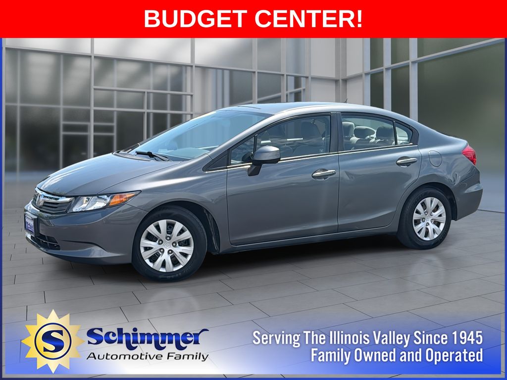 2012 Honda Civic LX Sedan Front-Wheel Drive 5-Speed Automatic