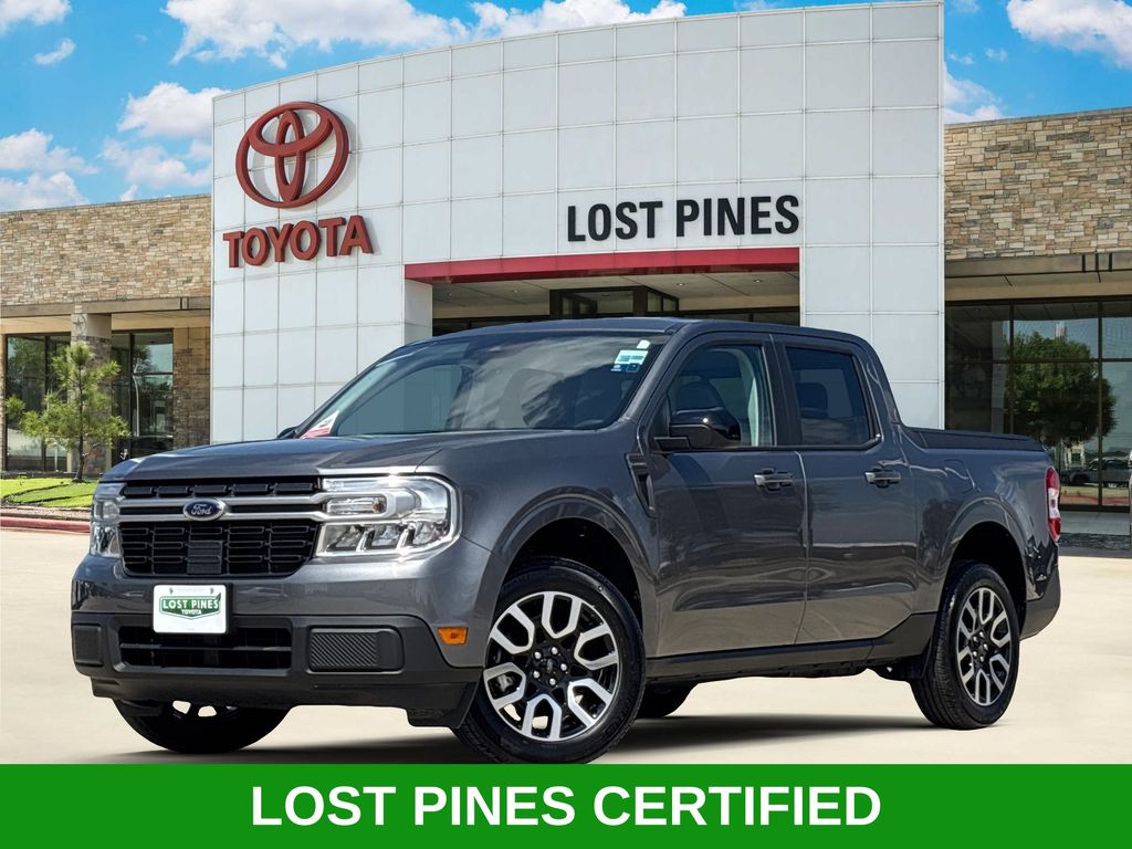 Carbonized Gray Metallic 2024 Ford Maverick Lariat SuperCrew FWD Pickup Truck Front-Wheel Drive Continuously Variable Transmission