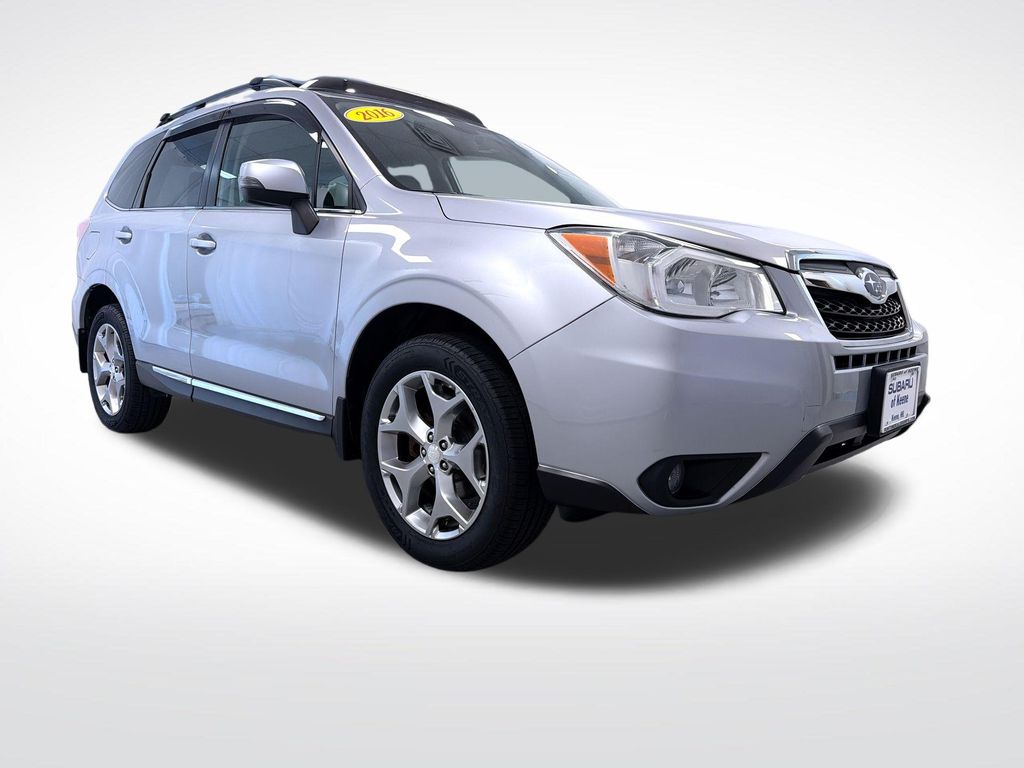 Ice Silver Metallic 2016 Subaru Forester 2.5i Touring SUV / Crossover All-Wheel Drive Continuously Variable Transmission