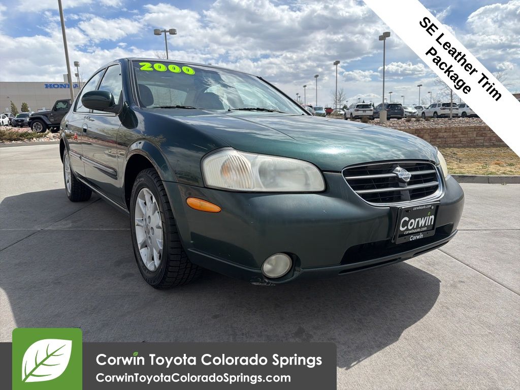 Sherwood Green Pearl Clearcoat 2000 Nissan Maxima Sedan 4-Speed Automatic