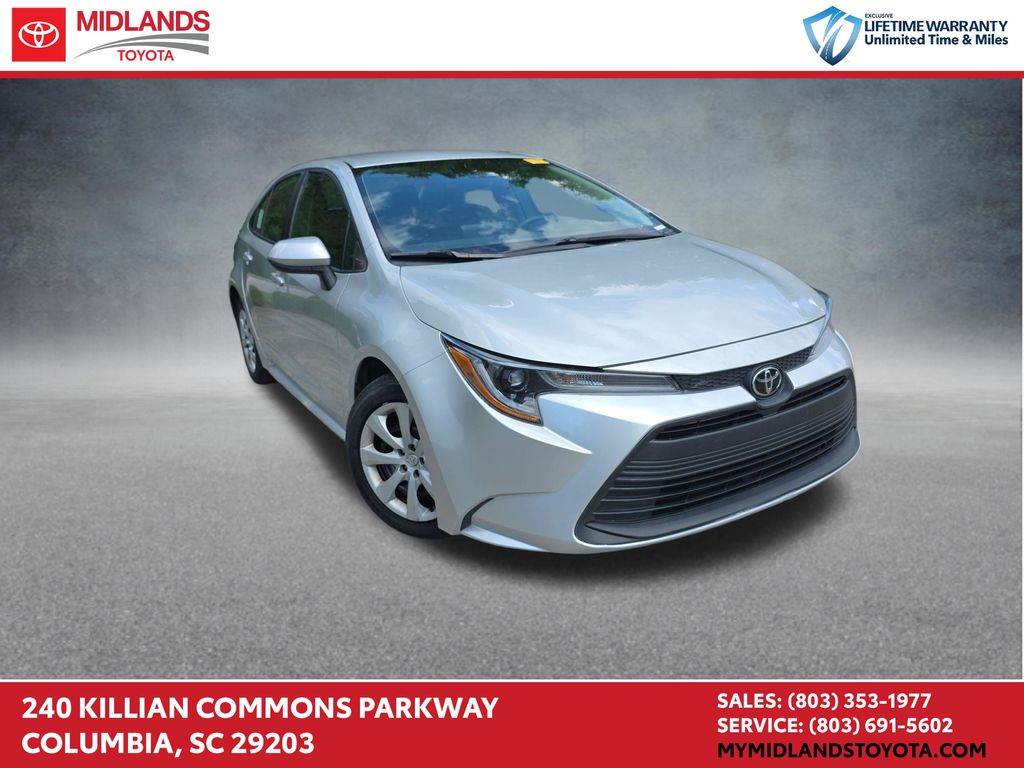 Classic Silver Metallic 2023 Toyota Corolla Sedan Front-Wheel Drive Continuously Variable Transmission