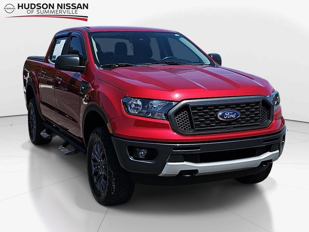 Red Metallic 2021 Ford Ranger XLT SuperCrew 4WD Pickup Truck Four-Wheel Drive Automatic