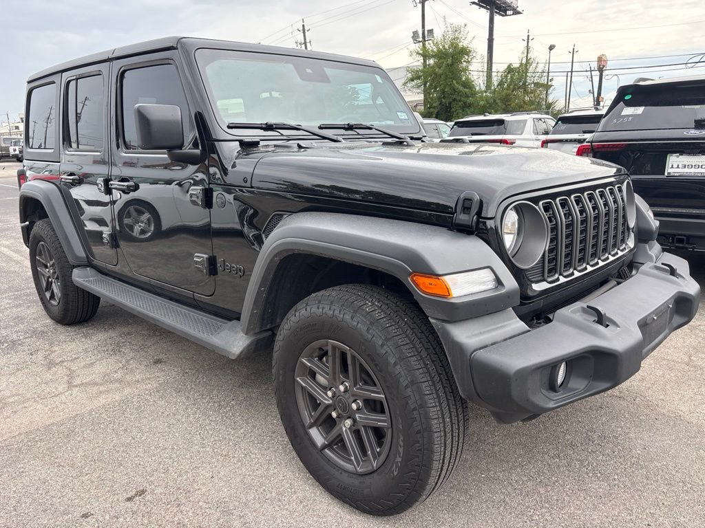 Black Clearcoat 2025 Jeep Wrangler SUV / Crossover Four-Wheel Drive 8-Speed Automatic
