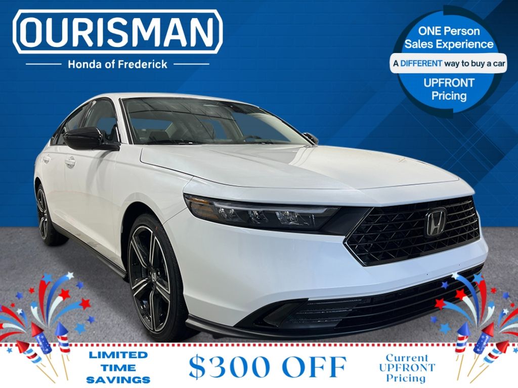 Platinum White Pearl 2026 Honda Accord Sedan Front-Wheel Drive Continuously Variable Transmission