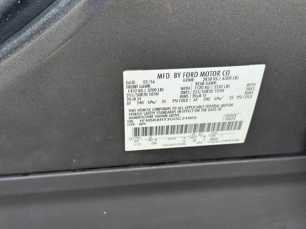2016 Ford Explorer Platinum