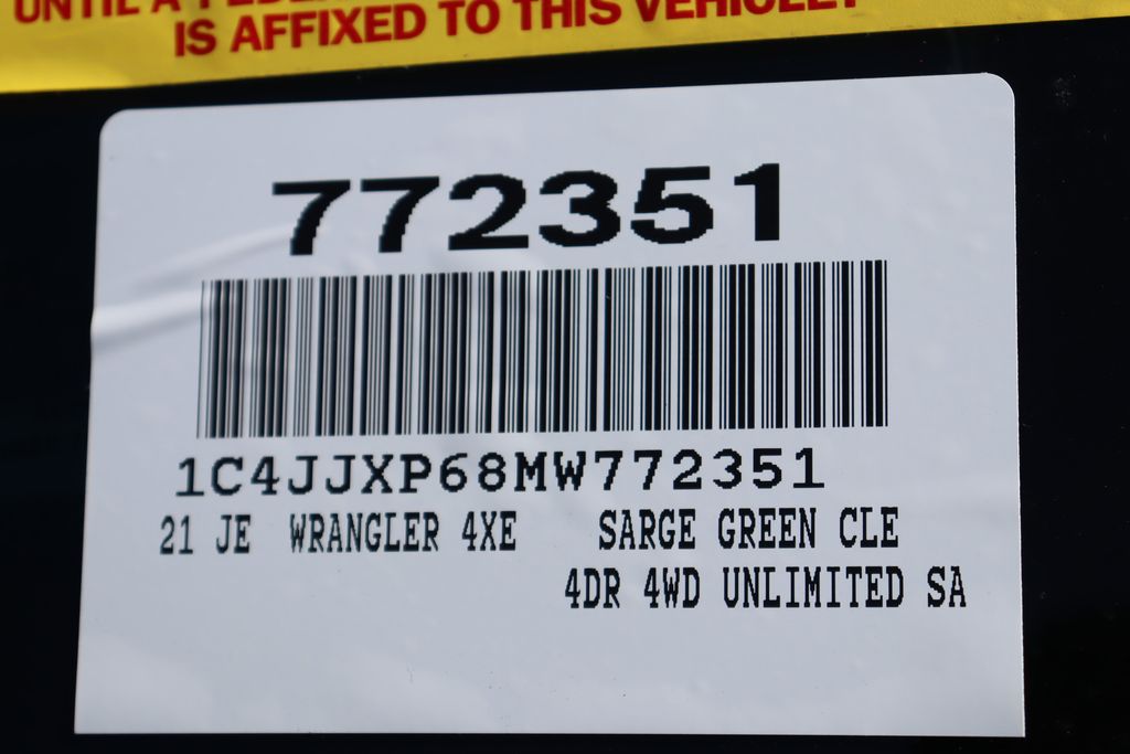 Thumbnail: 2021 Jeep Wrangler - 7