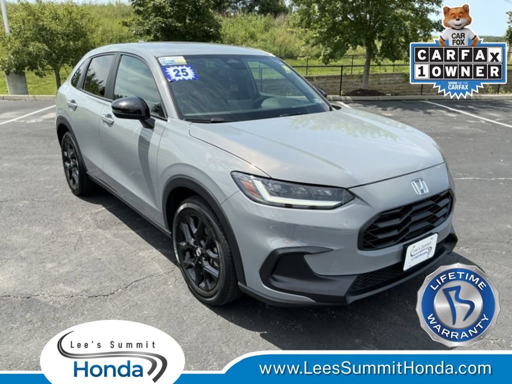 Urban Gray Pearl 2025 Honda HR-V SUV / Crossover All-Wheel Drive Continuously Variable Transmission