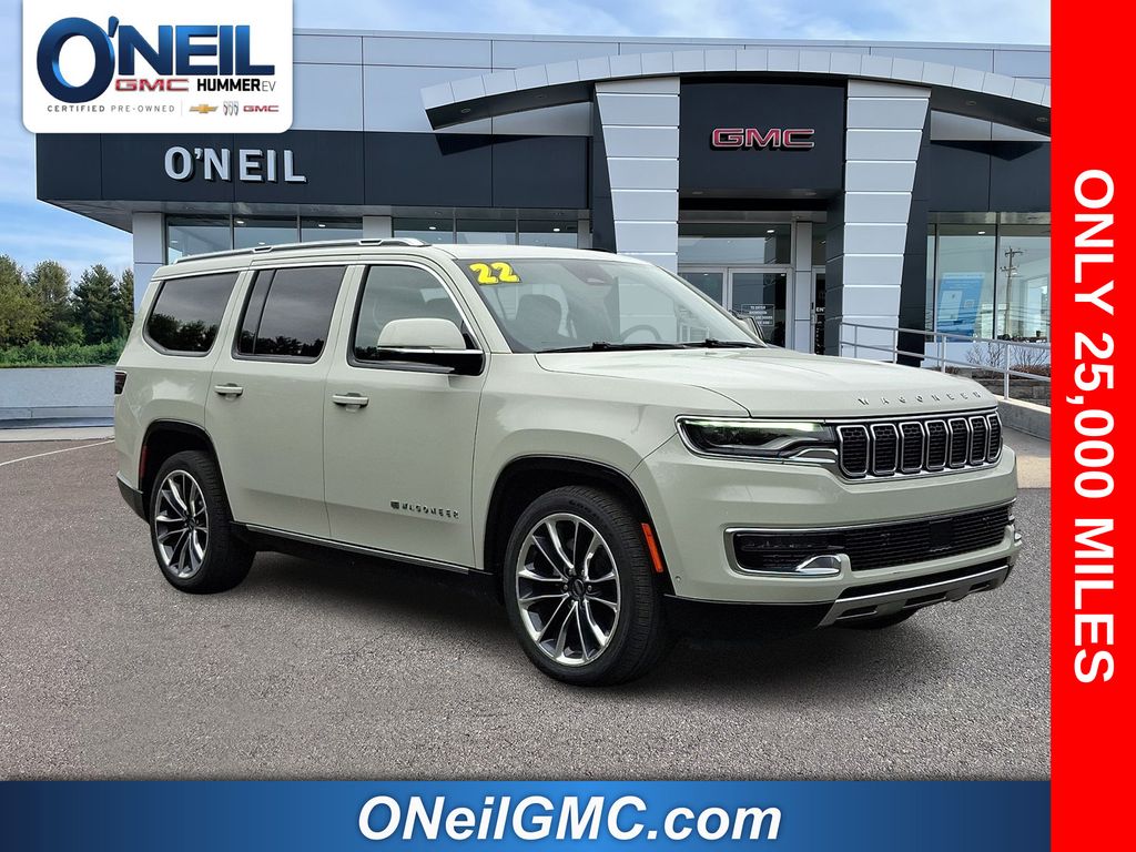 Luxury White Pearlcoat 2022 Jeep Wagoneer SUV / Crossover Four-Wheel Drive 8-Speed Automatic