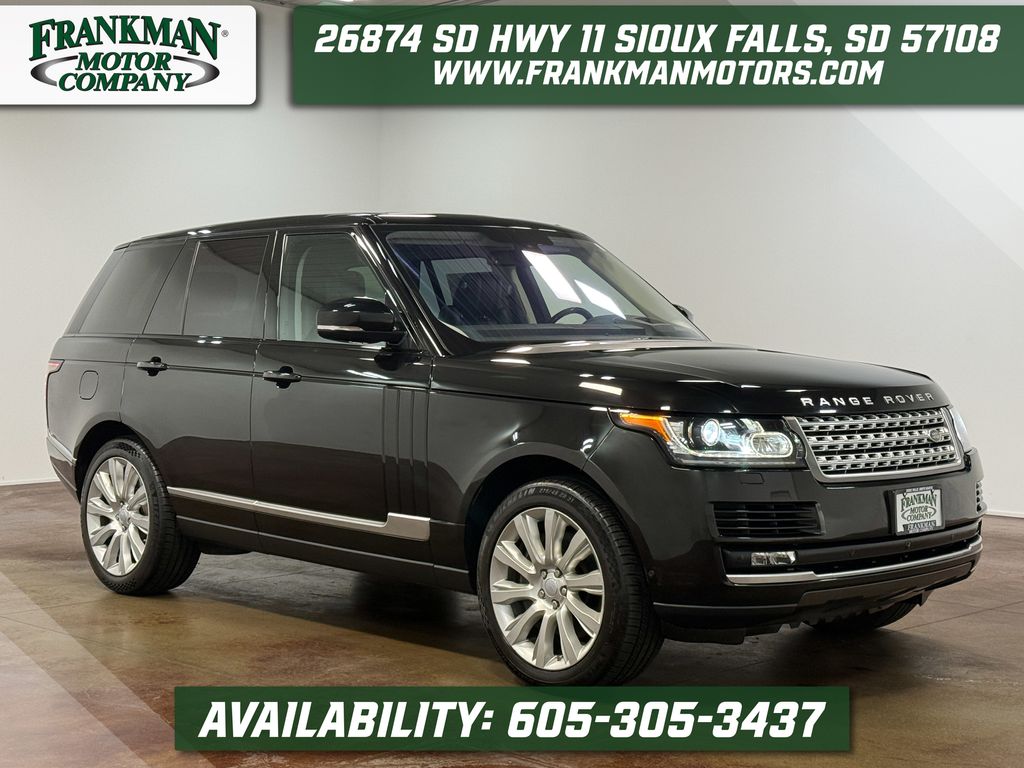 Santorini Black 2016 Land Rover Range Rover SUV / Crossover All-Wheel Drive 8-Speed Automatic