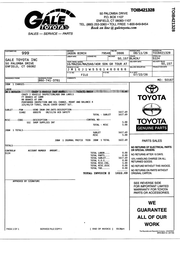 Used 2016 Mazda Mazda6 Sedan