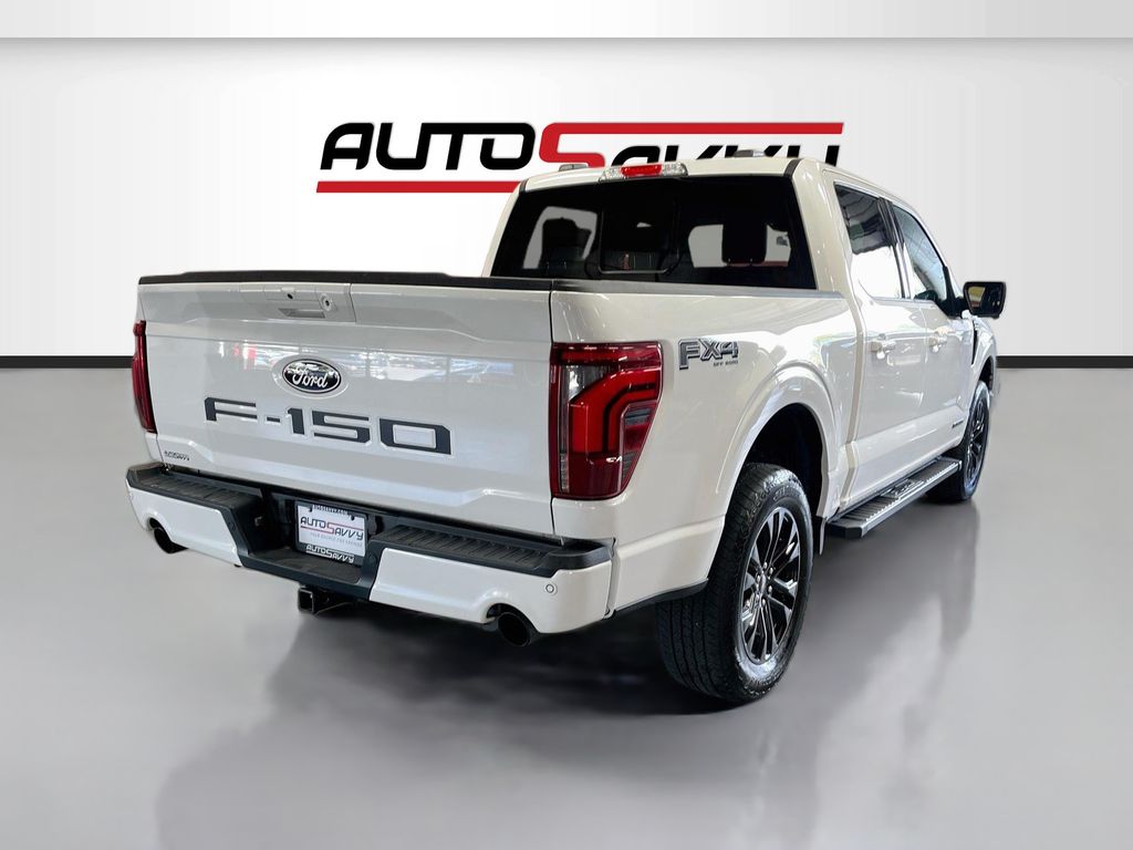 Used 2024 White Metallic Ford Lariat image 7