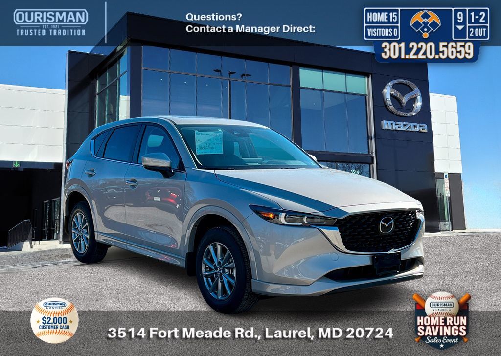 Quartz Metallic 2025 Mazda CX-5 2.5 S Preferred AWD SUV / Crossover All-Wheel Drive 6-Speed Automatic