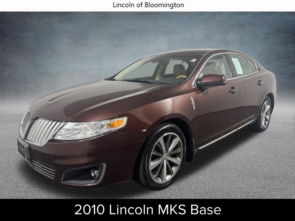 Red 2010 Lincoln MKS Sedan Front-Wheel Drive 6-Speed Automatic