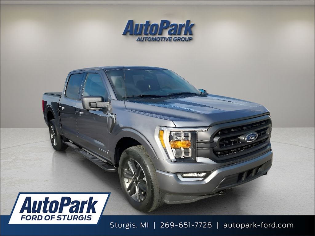 Gray Metallic 2023 Ford F-150 Pickup Truck Four-Wheel Drive Automatic