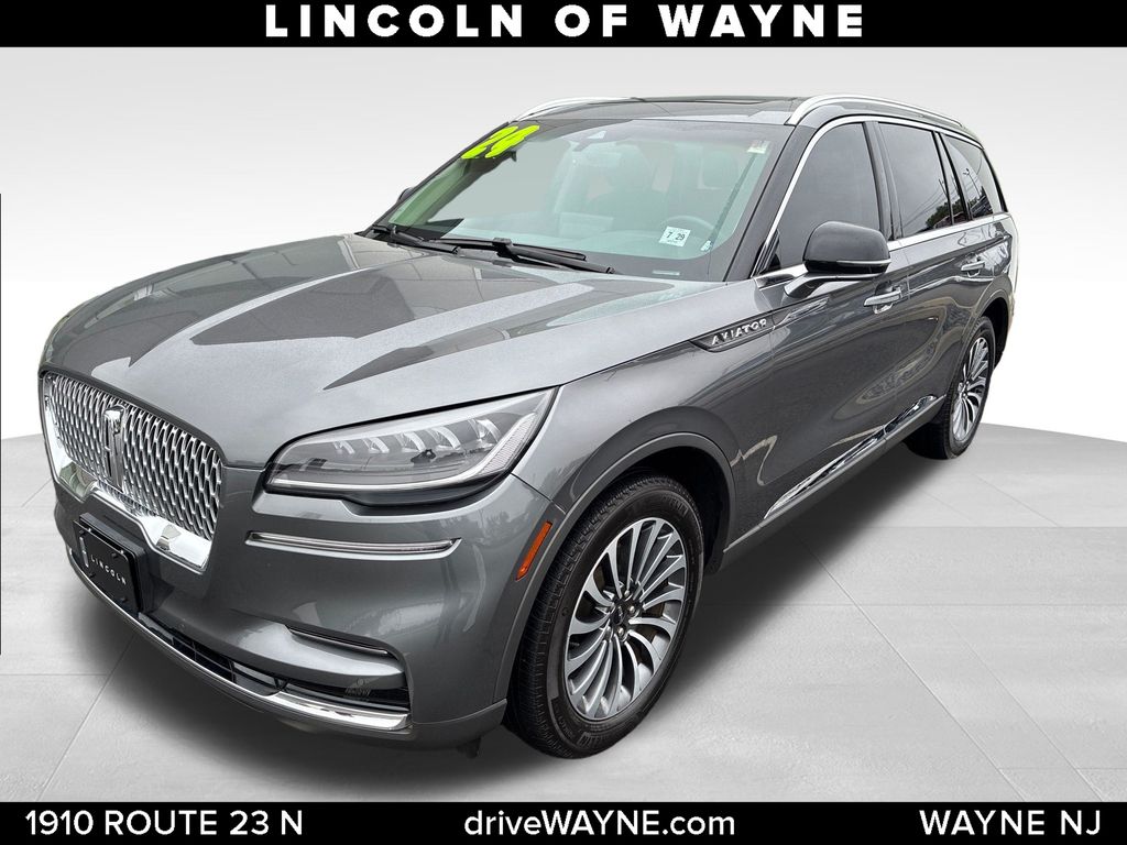 Asher Gray Metallic Clearcoat 2024 Lincoln Aviator SUV / Crossover All-Wheel Drive Automatic