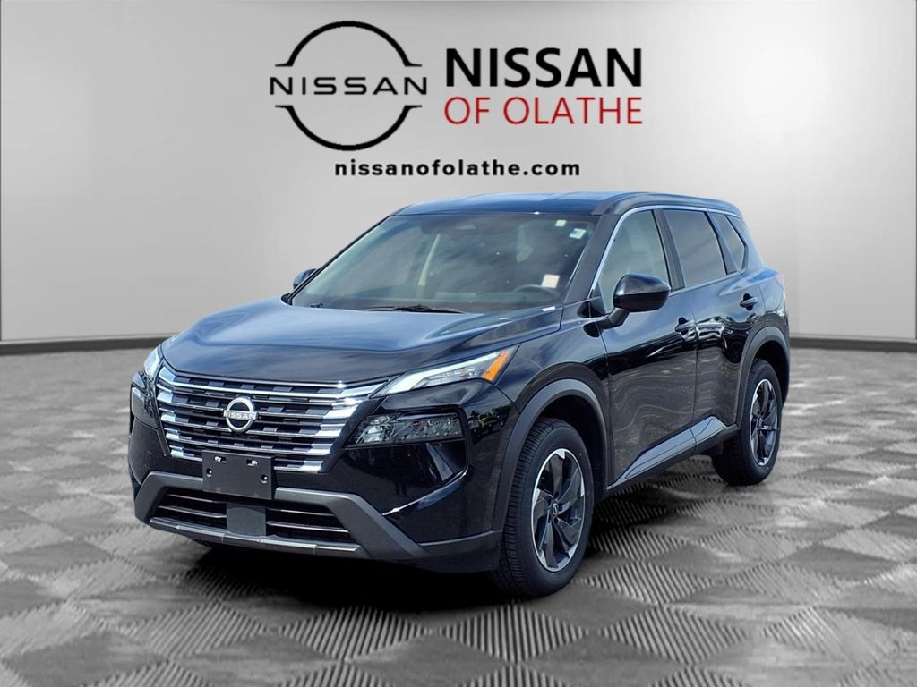 Super Black 2025 Nissan Rogue SUV / Crossover All-Wheel Drive Continuously Variable Transmission