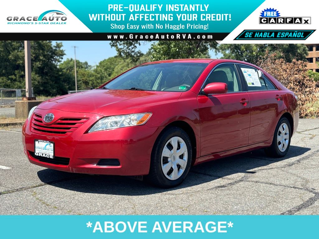 Barcelona Red Metallic 2007 Toyota Camry CE Sedan Front-Wheel Drive 5-Speed Manual Overdrive
