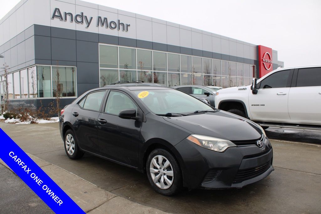 Black Sand Mica 2014 Toyota Corolla LE Sedan Front-Wheel Drive Continuously Variable Transmission