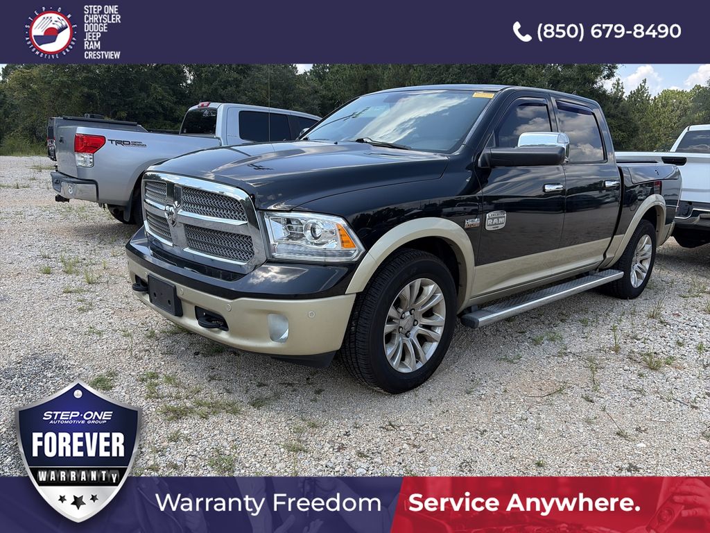 Black Clearcoat 2015 RAM 1500 Pickup Truck Four-Wheel Drive 8-Speed Automatic