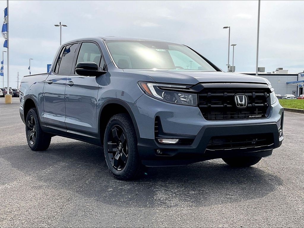 Gray 2026 Honda Ridgeline Black Edition AWD Pickup Truck All-Wheel Drive 9-Speed Automatic