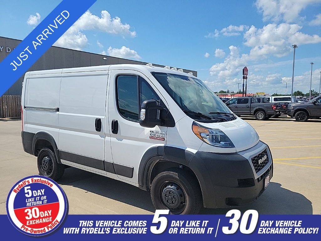 Bright White Clearcoat 2022 RAM ProMaster Van Front-Wheel Drive 9-Speed Automatic