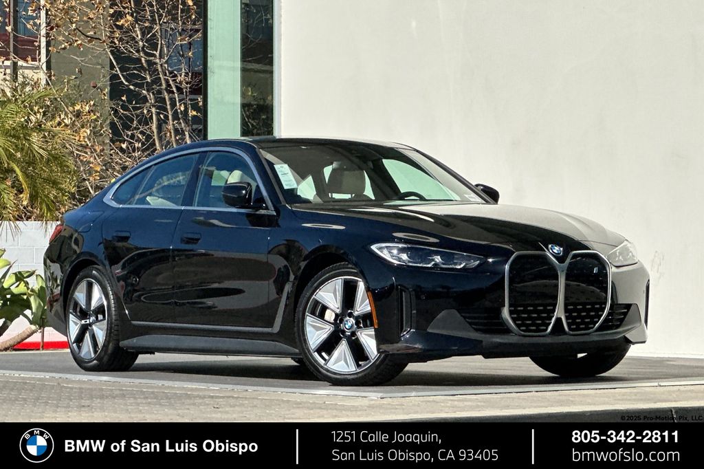 Jet Black 2023 BMW i4 Sedan Rear-Wheel Drive Automatic