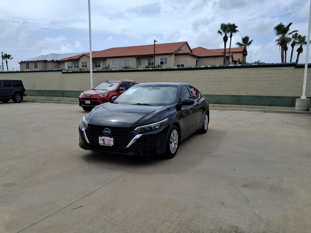 Super Black 2025 Nissan Sentra Sedan Front-Wheel Drive Continuously Variable Transmission