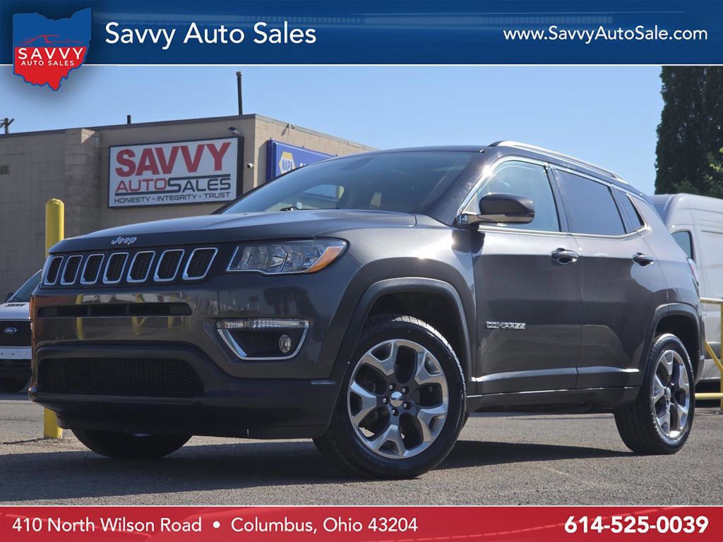 Gray (Granite Crystal Metallic Clearcoat) 2019 Jeep Compass Limited 4WD SUV / Crossover Four-Wheel Drive 9-Speed Automatic