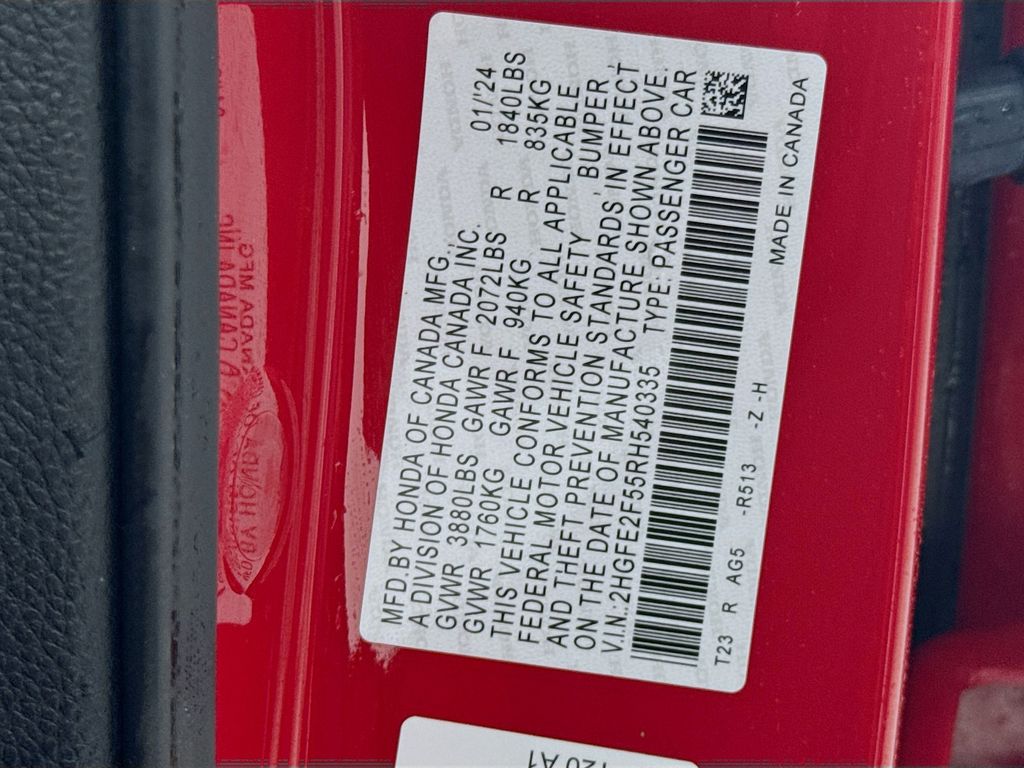 Used Car 2024 Honda Civic  Sport For Sale Under $30,000 In Austin, Texas