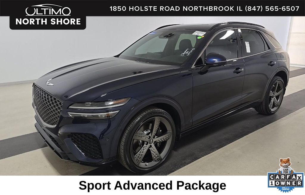 Capri Blue 2024 Genesis GV70 3.5T Sport AWD SUV / Crossover All-Wheel Drive 8-Speed Automatic