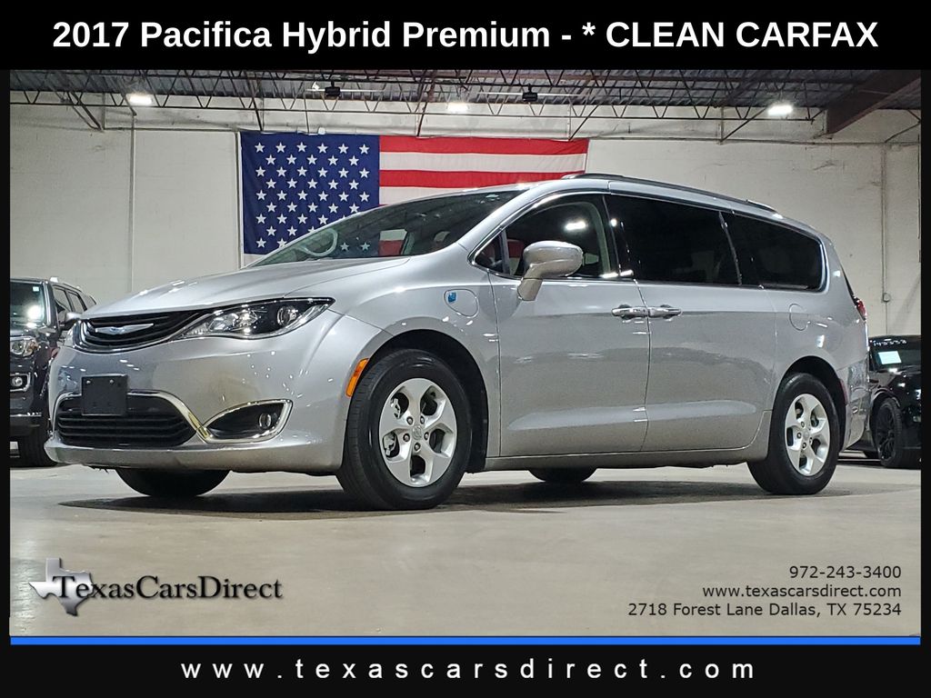 Billet Silver Metallic Clearcoat 2017 Chrysler Pacifica Hybrid Premium FWD Minivan Front-Wheel Drive Continuously Variable Transmission