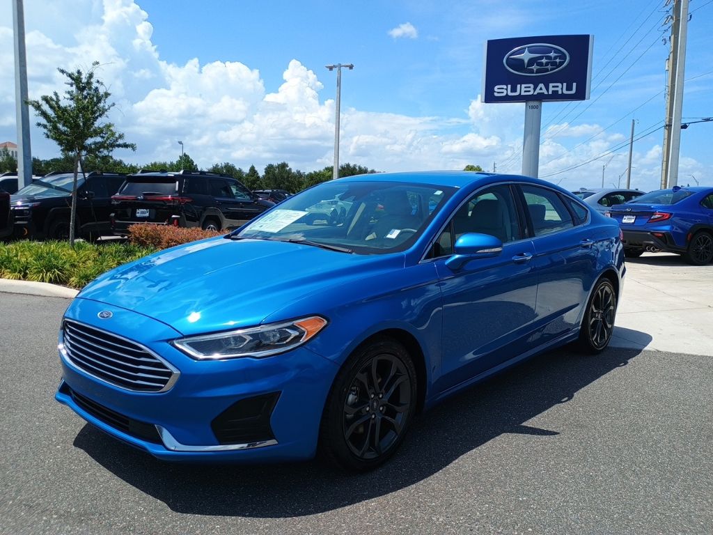 Velocity Blue Metallic 2019 Ford Fusion SEL Sedan Front-Wheel Drive 6-Speed Automatic