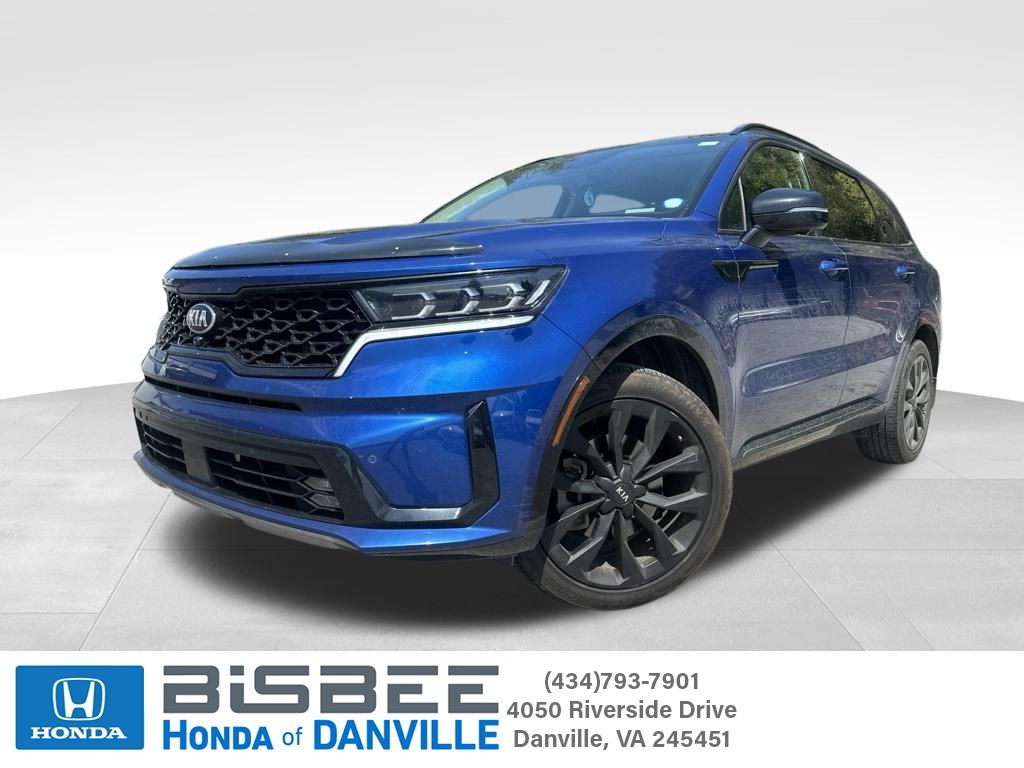 Sapphire Blue 2021 Kia Sorento SUV / Crossover Front-Wheel Drive 8-Speed Dual Clutch