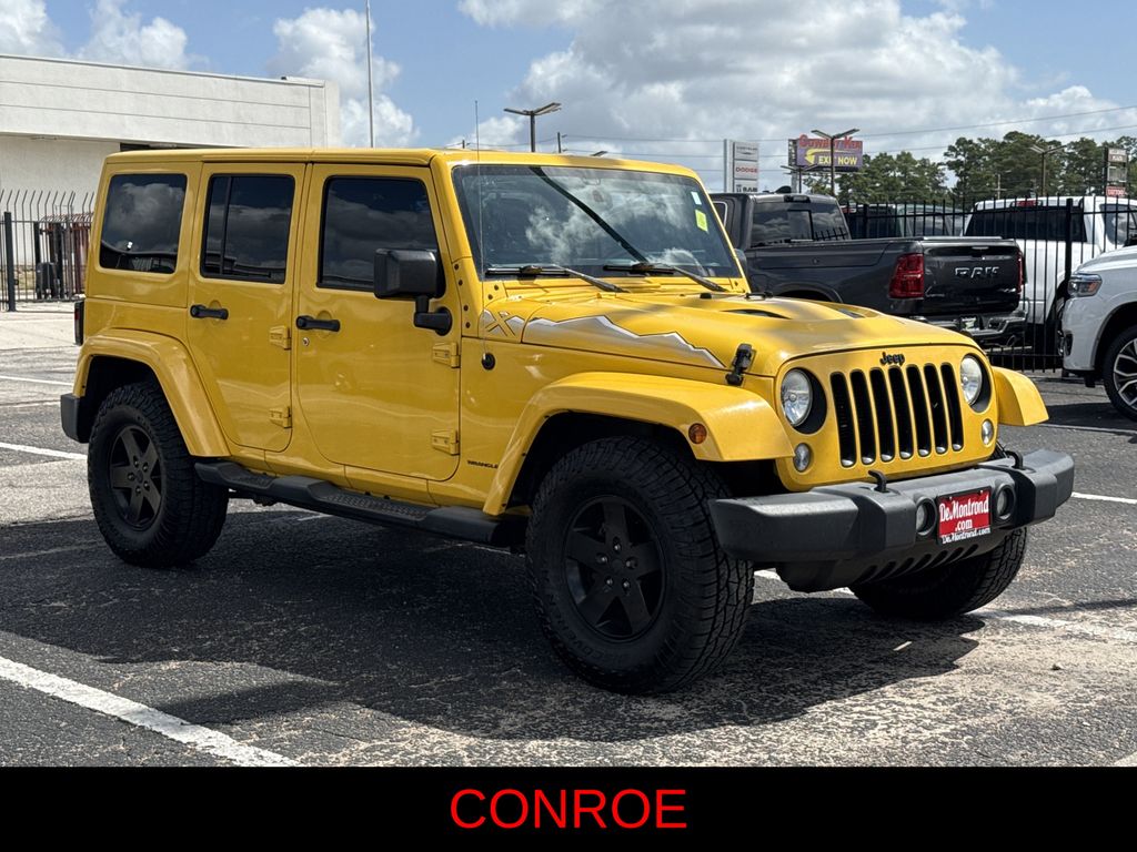 2015 Jeep Wrangler Unlimited Sahara Yellow at Bayshore Chrysler Jeep Dodge Ram