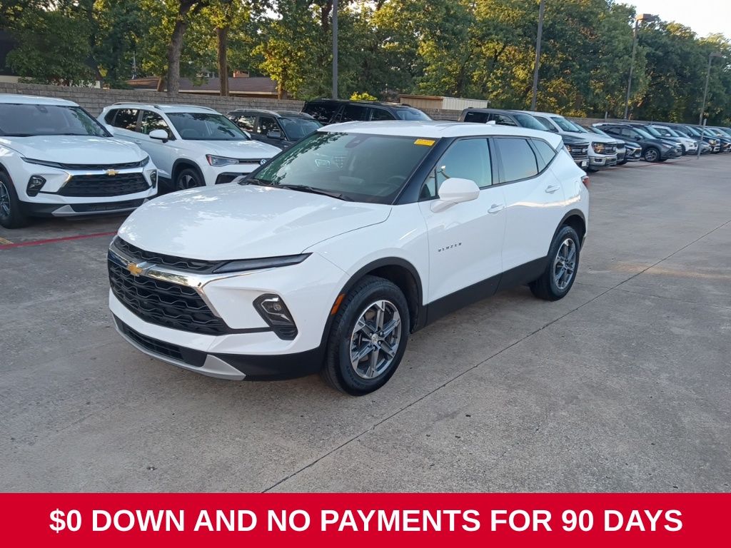 Summit White 2025 Chevrolet Blazer SUV / Crossover All-Wheel Drive 9-Speed Automatic Overdrive