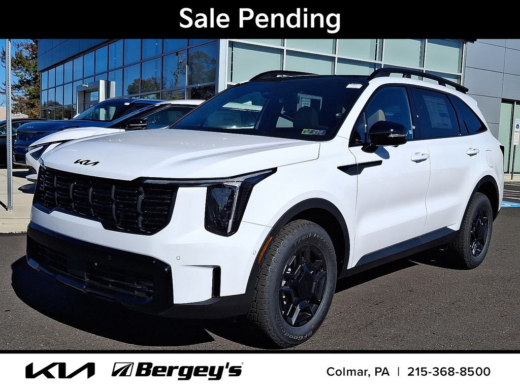 Glacial White Pearl 2026 Kia Sorento SUV / Crossover All-Wheel Drive 8-Speed Dual Clutch