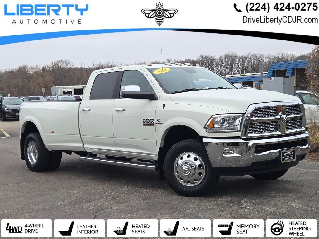 2018 RAM 3500 Laramie Crew Cab LB DRW 4WD