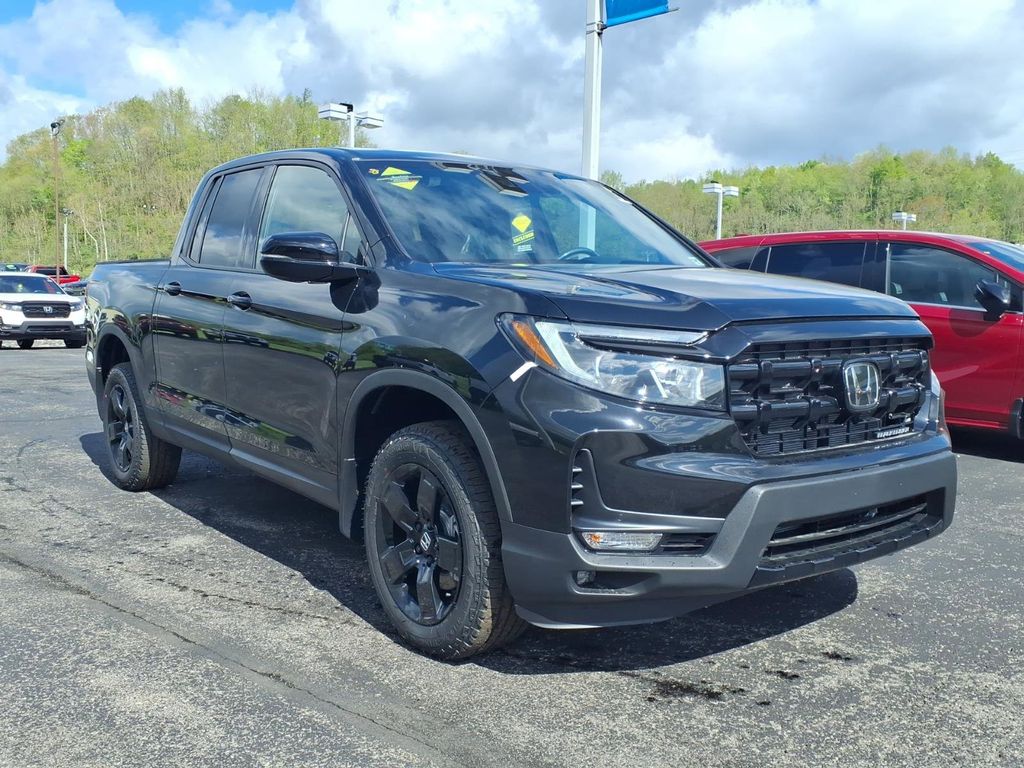 Crystal Black Pearl 2026 Honda Ridgeline Black Edition AWD Pickup Truck All-Wheel Drive 9-Speed Automatic