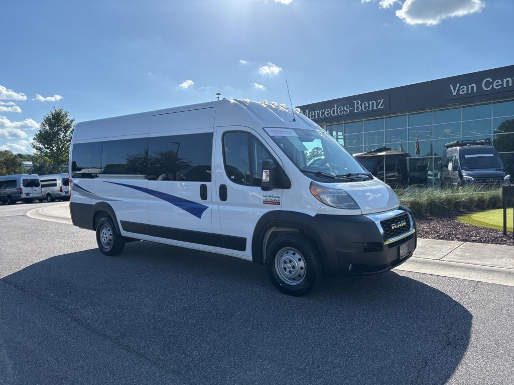  2019 RAM ProMaster 3500 159 High Roof Extended Cargo Van FWD with Window   