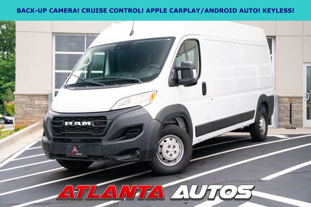 Bright White Clearcoat 2023 RAM ProMaster 2500 159 High Roof Cargo Van FWD Van Front-Wheel Drive 9-Speed Automatic