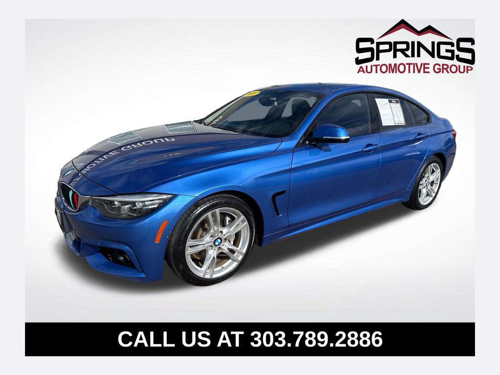 Estoril Blue Metallic 2018 BMW 4 Series Sedan Rear-Wheel Drive 8-Speed Automatic