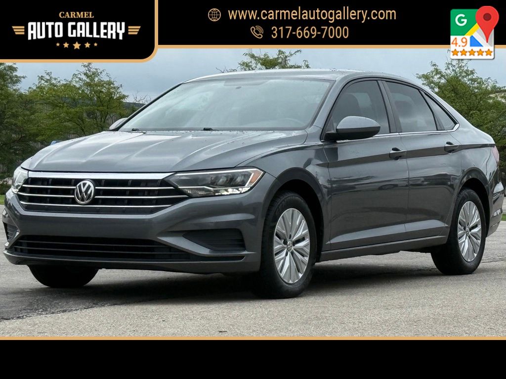 Platinum Gray Metallic 2019 Volkswagen Jetta Sedan Front-Wheel Drive 8-Speed Automatic